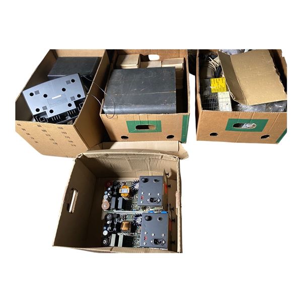 Sharp Audio Set, Vintage Power Supplies and Electronic Components