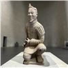 Image 1 : Life-Size Terracotta Warrior Statue - Kneeling Archer, Approx. H45" x W22" x D23"
