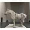 Image 1 : Life-Size Terracotta Warhorse Statue, Approx. H68" x L80" x W20"