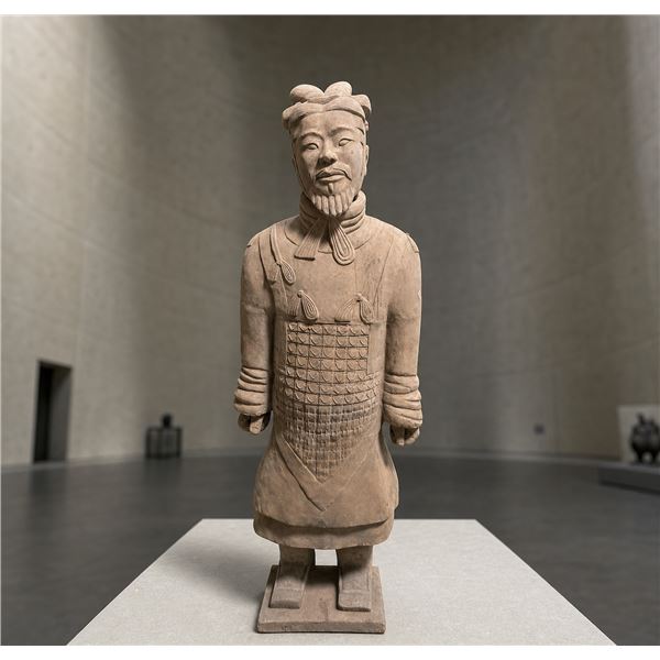 Life-Size Terracotta Warrior Statue - General, Approx. H73" x W22" x D22"