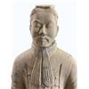 Image 4 : Life-Size Terracotta Warrior Statue - Middle-Ranking Officer, Approx. H70" x W25" x D23"
