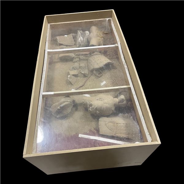 Terracotta Chinese Warrior Replica Fragments Exhibit