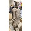 Image 5 : Life-Size Terracotta Warrior Statue - General, Approx. H77" x W27" x 22"