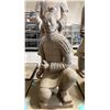 Image 5 : Life-Size Terracotta Warrior Statue - Kneeling Archer, Approx. H46" x W26" x 22"