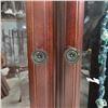 Image 2 : Wooden Glass Cabinet (Approx. 28x50x15)