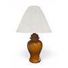 Image 1 : Vintage Glazed Stoneware Ginger Jar Lamp