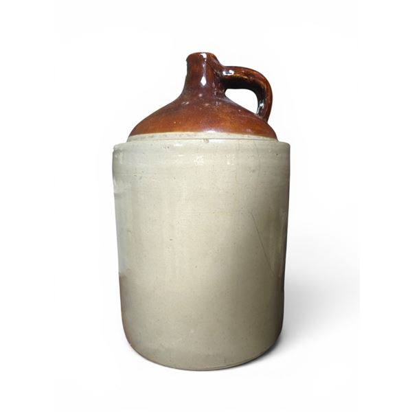 Large Salt-Glazed Stoneware Jug