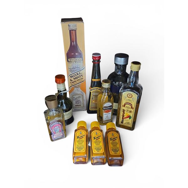 Collectorâ€™s Lot of Miniature Liquor Bottles