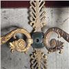 Image 3 : Pair of Ornate Gilt Bronze Wall Sconces Feathered Fleur-de-Lis Design, Two-Arm