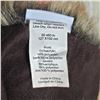 Image 4 : Vintage Faux Fur Stole - Brown & Black, 50" x 60"