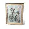 Image 1 : Edna Hibel, Mother and Child, Signed Lithograph 17/25, Approx. 27x35 - Appraisal $500