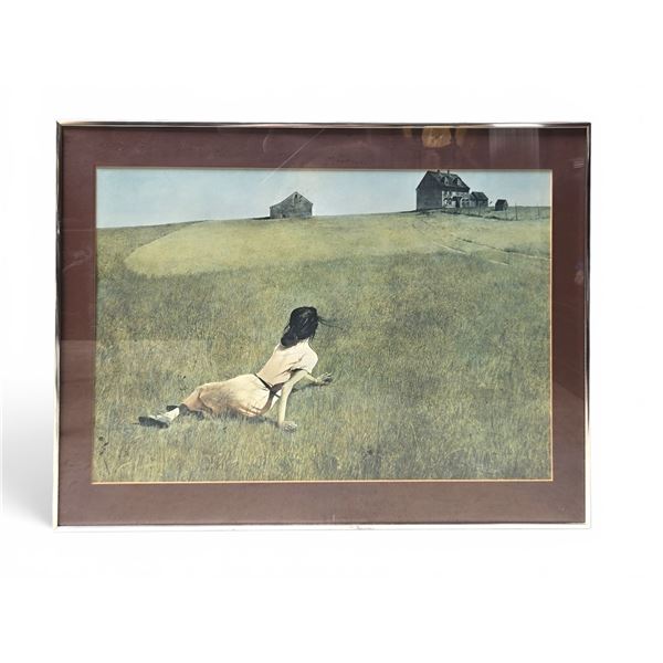 Andrew Wyeth, Christina's World, 1948, Art Print, Approx. 18x25", Framed