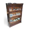 Image 1 : Early 1900s Globe Wernicke 3-Tier Barrister's Bookcase, Grade 296 (34x12x49)
