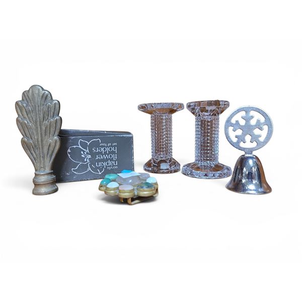 Crystal Candle Holders & Small Decorative Objects Group