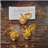 Image 2 : Gold-Tone Place Card Holders, Boxed Set
