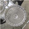 Image 3 : Vintage Hobnail Opalescent Glassware Lot - Footed Sherbets, Cups & Bowls