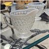 Image 4 : Vintage Hobnail Opalescent Glassware Lot - Footed Sherbets, Cups & Bowls