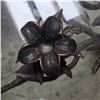 Image 2 : Pair of Metal Flower-Form Candle Holders - Made in Italy