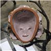Image 2 : Majolica-Style Wall Pocket, Face with Leaves & Berries