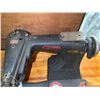 Image 2 : Lewis Industrial Sewing Machine with Wood Sewing Table - G.E. Lomas, Vancouver (47.5x20x30)