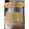 Image 2 : Vintage Industrial Wood & Metal Shop Stool
