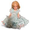 Image 1 : Vintage Effanbee Anne Shirley Doll with Blue Dress - Working Eyes