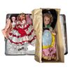Image 1 : Vintage Composition Doll Collection, Original Boxes & Crochet Outfits