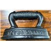 Image 3 : Antique Cast Iron Sad Iron, "Stoves & Ranges" Marking