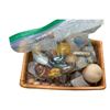 Image 1 : Woven Basket of Mixed Crystals, Stones & Geodes