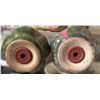 Image 3 : Franciscan Desert Rose Rosebud-Form Figural Vases, Pair (2 pcs)
