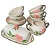Image 1 : Franciscan Desert Rose Grouping: Covered Butter Dish, Sugar Bowl & Cup/Saucer Sets