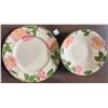 Image 2 : Franciscan Desert Rose Bread Plates & Fruit Bowls, Grouping