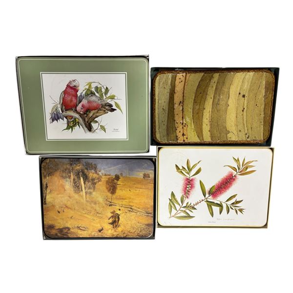 Boxed Placemat Sets: Burleaf Collection, Jason, Six Placemats of Distinction, Chippendale (4 boxes)