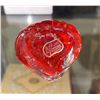 Image 3 : Amberina Glass Owl Figurine & Art Glass Swirl Paperweight