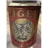 Image 2 : Antique Tiger Chewing Tobacco Advertising Tin