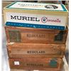 Image 3 : Vintage Cigar Box Grouping: Muriel, Black Hawk & Andy Dehner (4 boxes)