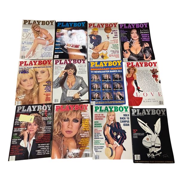 Collection of Playboy Magazines "1989" Group Lot