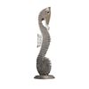 Image 2 : Carved wooden animal figure (giraffe or deer-like), weathered/whitewash finish