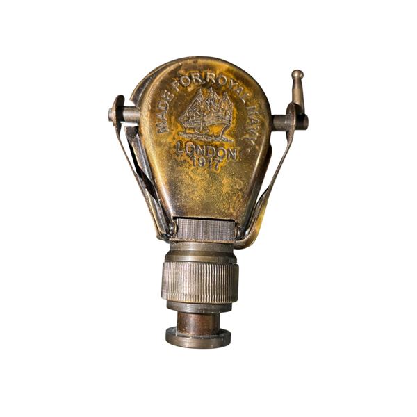 Vintage compass/instrument marked "Cadet, Royal Navy, London 1913"