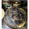 Image 3 : Steampunk-style goggles with faceted lenses, plus two novelty pocket-watch/gear pieces