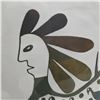 Image 5 : Anirnik Oshuitoq - "Sea Spirit," Cape Dorset Stonecut, 1970, 20/50, Framed (29.5x25)