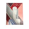 Image 1 : 1928 Vogue Magazine Cover Illustration Art Deco Benito October 13 Paris Fashions Issue