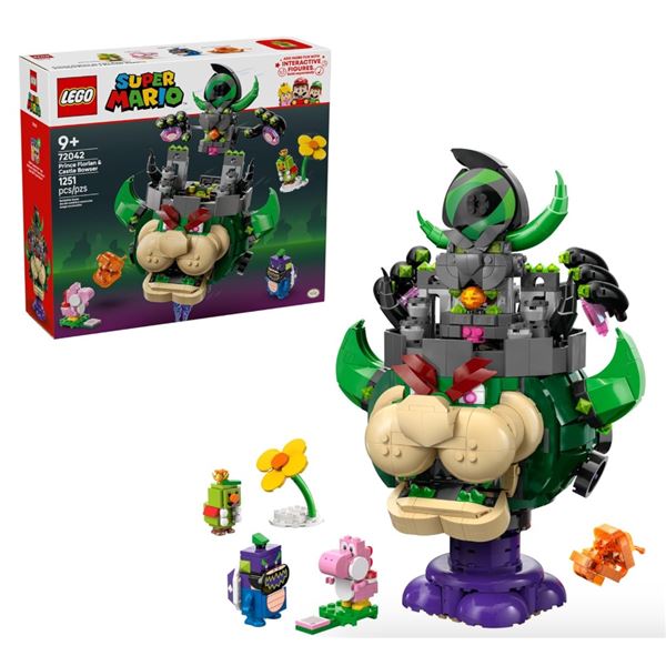 BNIB LEGO Super Mario Prince Florian & Castle Bowser - RV: $129.99 (#72042)