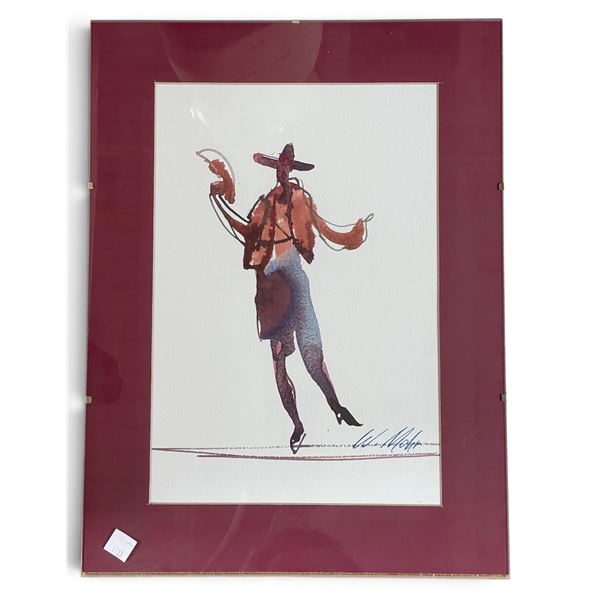 Wendell Mohr Watercolor Painting, Signed W. Mohr