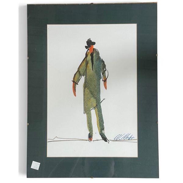 Wendell Mohr Watercolor Painting, Signed W. Mohr