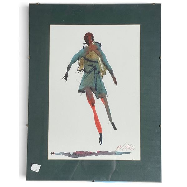 Wendell Mohr Watercolor Painting, Signed W. Mohr