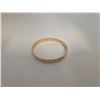 Image 3 : Gold Bangle Bracelet Stamped 14KT - 5mm wide  - Total weight: 9.7 grams