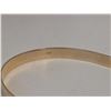 Image 3 : Gold Bangle Bracelet Stamped 14KT with Scrollwork Detail - 5mm wide - Total weight: 9.7 grams