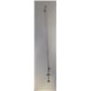 Image 2 : Delicate Sterling Silver Off Set Star Necklace with Crystals - 18" long with a 1.5" drop - Total wei