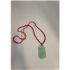 Image 4 : Good Luck Jade Jadeite Dragon Pendant - 1" x 1.75" long